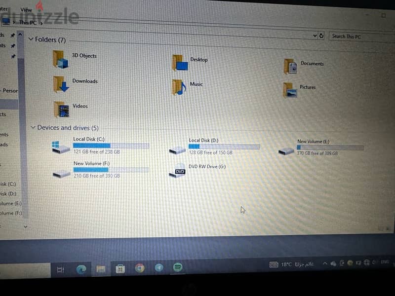 Laptop Hp i core7 with Ram24 Gb 4