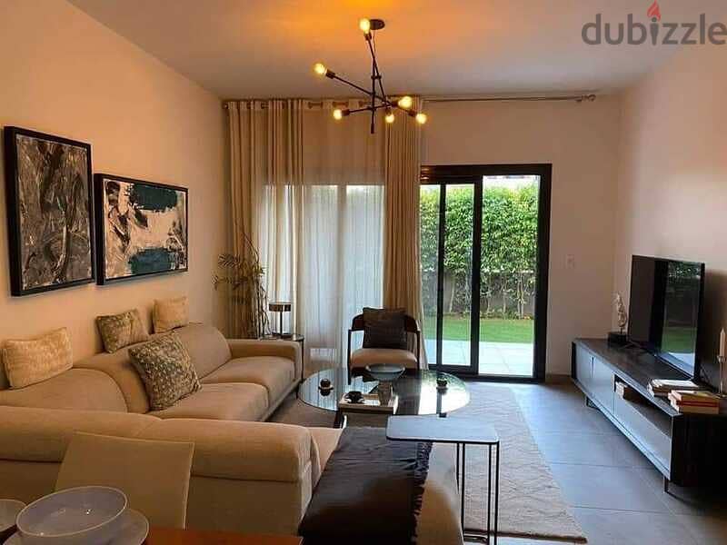 For sale, a 138 sqm apartment, fully finished, in Al Burouj Compound 1