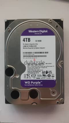 WD Purple 4 TB هارد 4 تيرا
