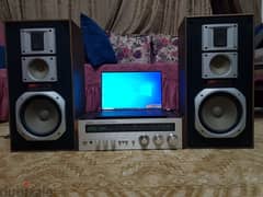 Akai Speakers & Sony Ampilifier  سماعات اكاى وامبيليفير سونى