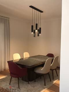 Full dining room (marble table + chairs + chandelier) from No Limits