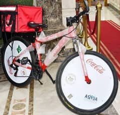للبيع: دراجة توصيل كوكاكولا الفريدة – السعر: 7500 جنيه 0