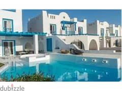 Chalet for sale, finished, with air conditioners, in the North Coast, Sidi Abdel Rahman, Mountain View