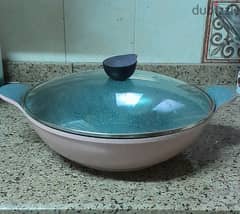 Large scale Original Neoflam Ela wok pan size 36(market price EGP5000)
