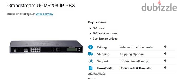 GrandStream PBX   & Sangoma FXO سانجوما