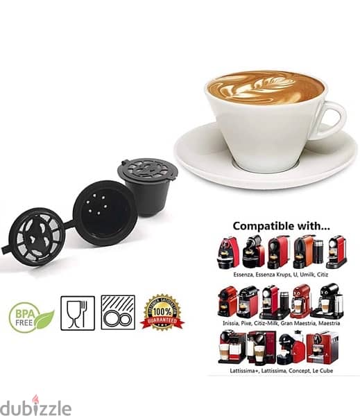 Reusable Coffee Capsule Compatible With Nespresso Coffee Machine 3