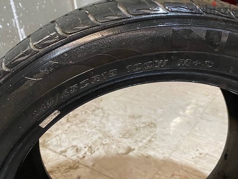 عدد ٣ كاوتشات Nexen مقاس 245/45 R18 استيراد 2