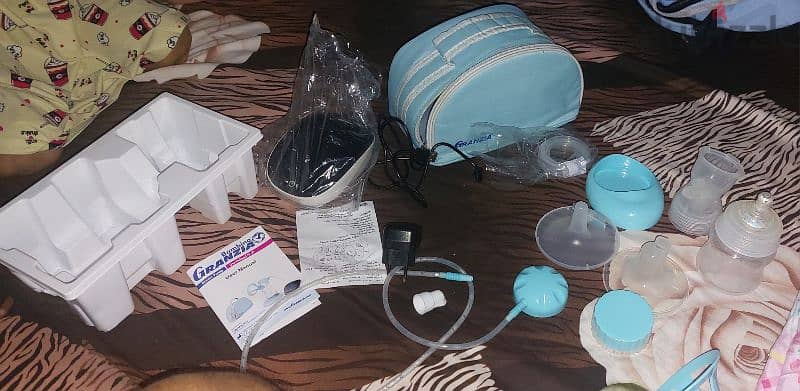 granzia bambino breast pump شفاط حليب كهربائي 2