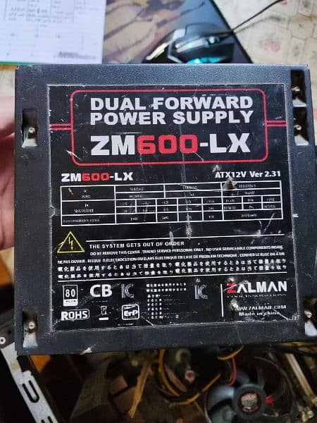 Zalman power supply 600 watt 1