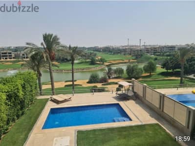 Furnished twin in katameya Dunes +pool_First raw golf