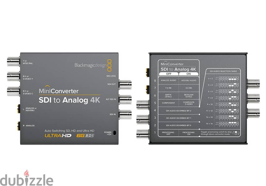 BlackMagic Design Mini Converter SDI to Analog 4K 9