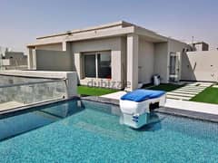Villa for sale in installments, with a private garden, finished with air conditioners, in a very special location in the Revali Compound.