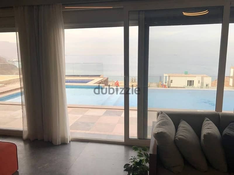Townhouse for sale, immediate receipt in installments, fully finished, in a very special location directly overlooking the sea (Mont Gualal), Ain Sikh 6
