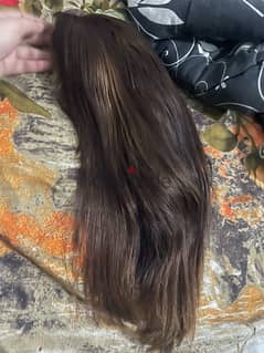 باروكه شعر طبيعي هندي للكتف