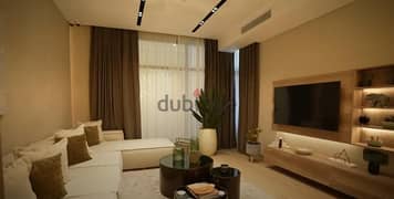 Apartment for sale, fully finished, with air conditioners, inside the 2O5 Compound in the heart of Sheikh Zayed, Arkan Palm, in front of Galleria 40 0