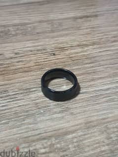Tungsten Titanium black ring for men