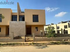 Twin house for sale in O West Orascom Compound in 6th of October City, fully finished