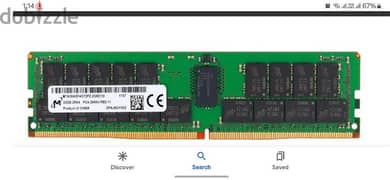 Micron 32 GB RDIMM ECC 2666 MHZ for workstations and servers
