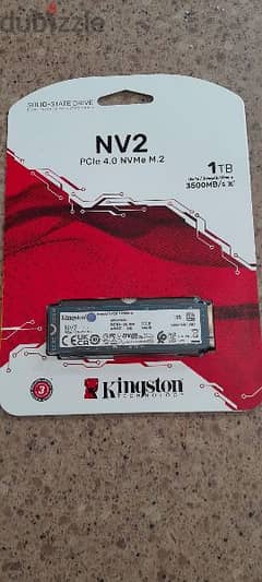 SSD Kingston pcie 4.0 1tb جديد