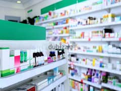 A pharmacy 115 meters directly in front of Al-Marasem Hospital and a completely medical building in the Fifth Settlement,