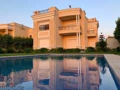 standalone villa in new cairo at Fountain Park compound Golden Square 890mland+ 440mbuilt-up  finished with air conditioning and aprivate pool