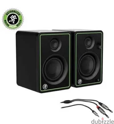 Mackie Cr3-X 3” multimedia studio monitors with 2 cables