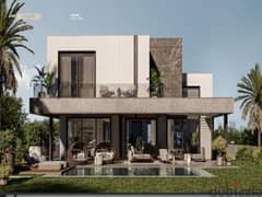 Standalone villa for sale in the most prestigious compounds in the Direct Settlement on Suez Road, State Compound (LMD)