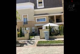 For the first time installment at the price of cash and 42% discount  S villa 239m at the price of an apartment in Sarai next to Madinaty