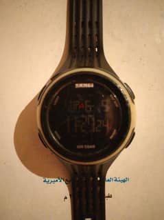 ساعة Skmei 1219 رقمية بشاشة عرض ليد مضادة للماء للرجال