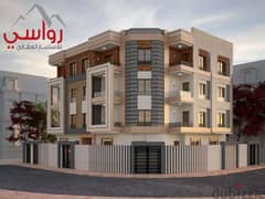 Owned apartment on the corner of Panorama, 190 sqm, nautical, with a 35% down payment and 48 months’ installments, Beit Al Watan, Fifth Settlement 0