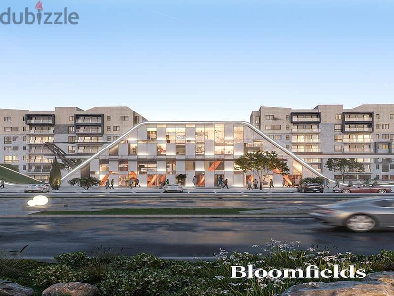 شقة دور ارضي للبيع بمقدم وتقسيط في كمبوند بلوم فيلدز من شركة تطوير مصر في مدينة المستقبل Bloomfields 14