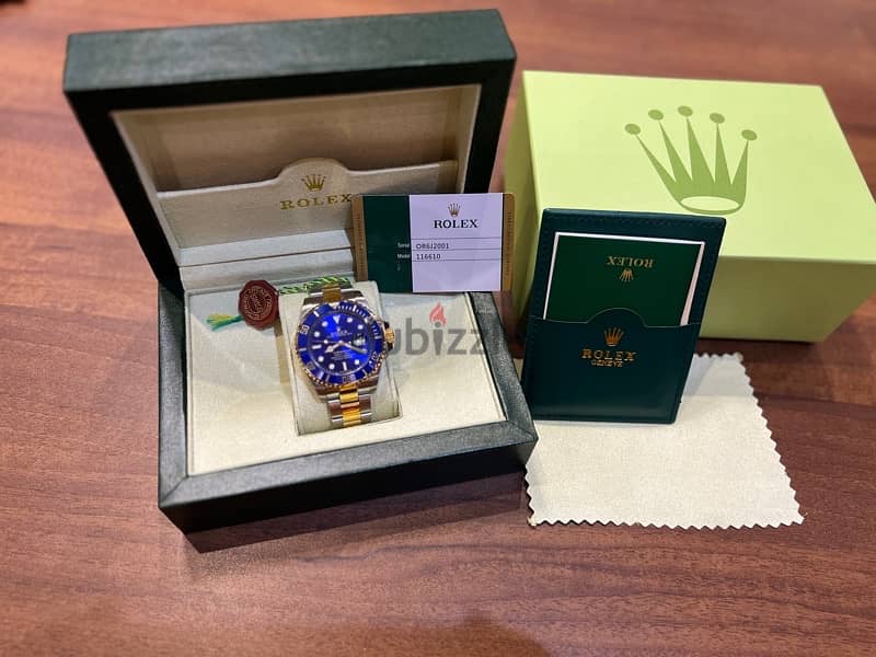 Rolex submariner automatic replica with box رولكس صب مارين 0