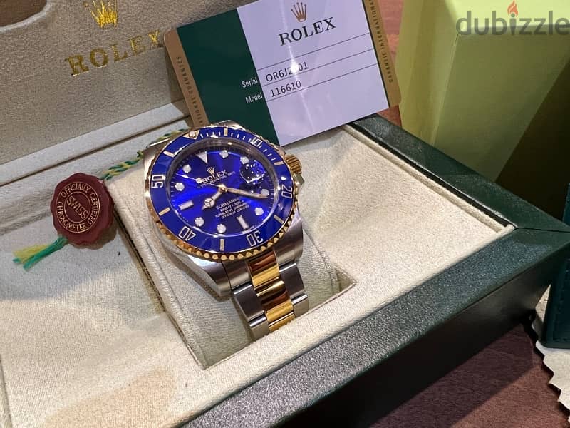 Rolex submariner automatic replica with box رولكس صب مارين 1