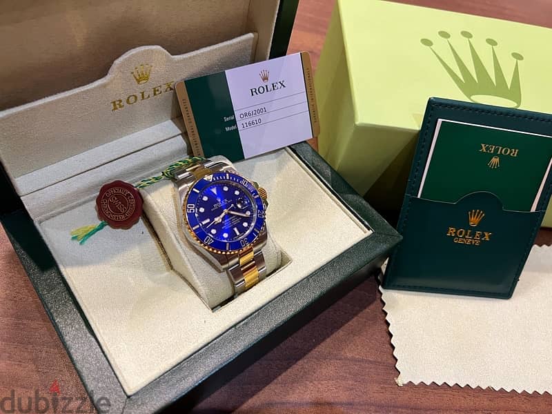 Rolex submariner automatic replica with box رولكس صب مارين 4