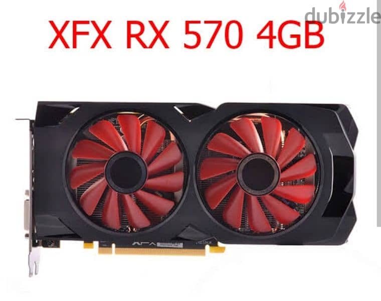 كارت شاشه xfx amd rx 570 4GB 0