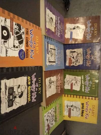 diary of whimpy kid 1,2,3,4,5,6,7,8,9 and 10