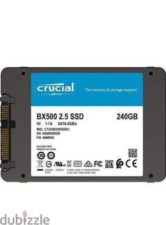 SSD 240GB CRUCIAL جديد