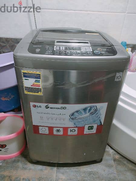 L. G 16 Kg inverter direct drive top load washing machine 0