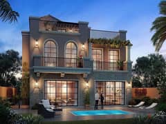 Villa for sale in Ever New Cairo next to Hyde Park 333m with installments   ايفر التجمع الخامس امام هايد بارك 0