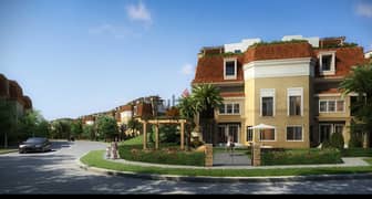 للبيع بمقدم 750 الف s villa في كمبوند سراي