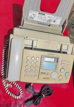 للبيع جهاز فاكس باناسونك اصلى  Panasonic Fax  بسعر 450جم