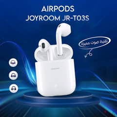 Airpods JOYROOM JR-T03S متاح التوصيل لجميع محافظات مصر