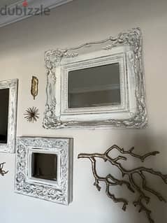set of five mirrors