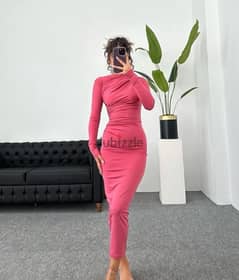 new aligan dress pink xs