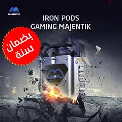 سماعه iron pods Gaming Majentik