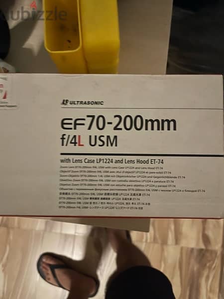 Canon Ultrasonic EF70-200mm - f/4L USM 7