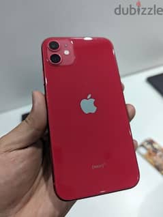 iphone 11 Red 128 giga خطين