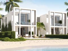 Chalet 95 meters finished ultra modern with a fabulous view directly on Lagoon in North Coast | D Bay | The purest sea | Tatweer Misr | New Launch 0