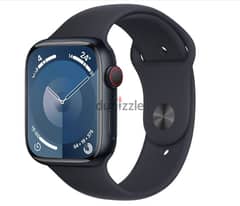 Apple watch series 9 (GPS + Cellular 45mm) - تدعم شريحه اتصال