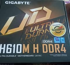 Gigabyte H610M H DDR4 LGA1700 ULTRA DURABLE MOTHERBOARD